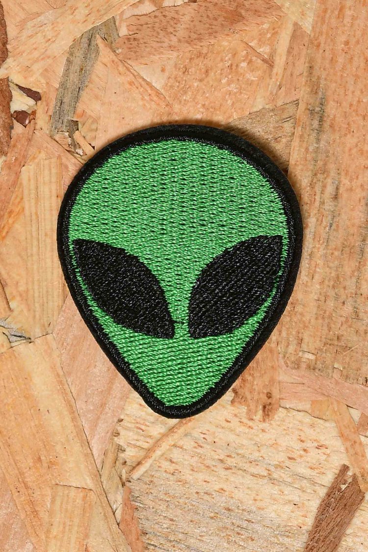 "alien" iron on patch