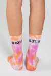 Blackblom unisex tie dye κάλτσες σε φούξια