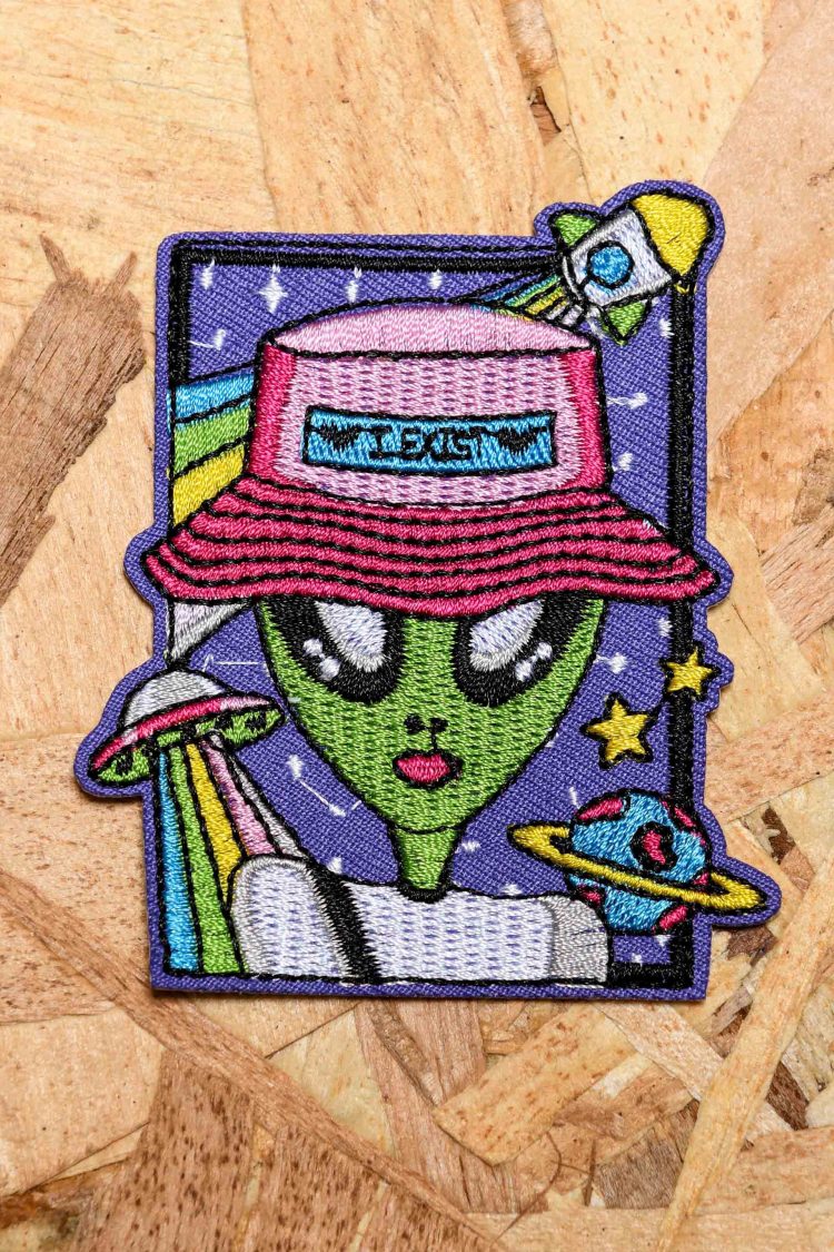 "I exist" iron on patch