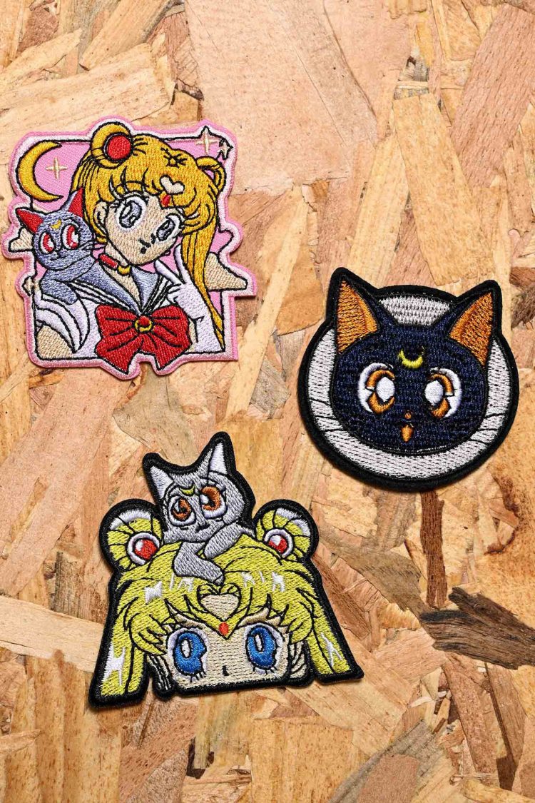 Blackblom "Sailor Moon & Luna" patches σετ