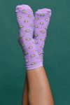 Blackblom unisex κάλτσες λιλά "smiley"