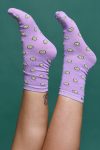 Blackblom unisex κάλτσες λιλά "smiley"
