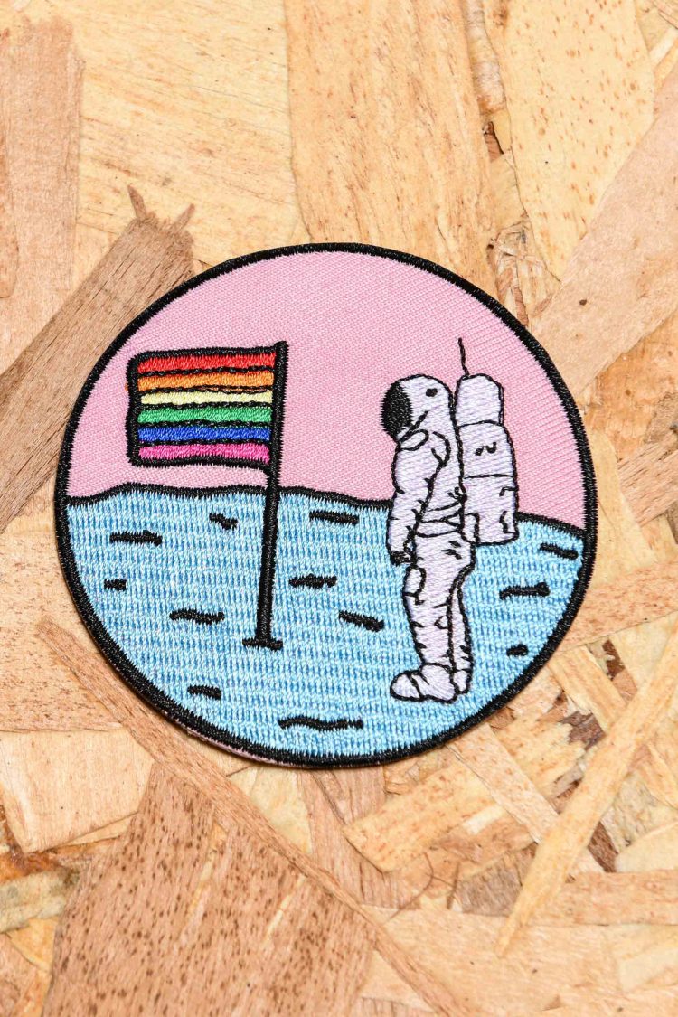 "To the moon" iron on patch