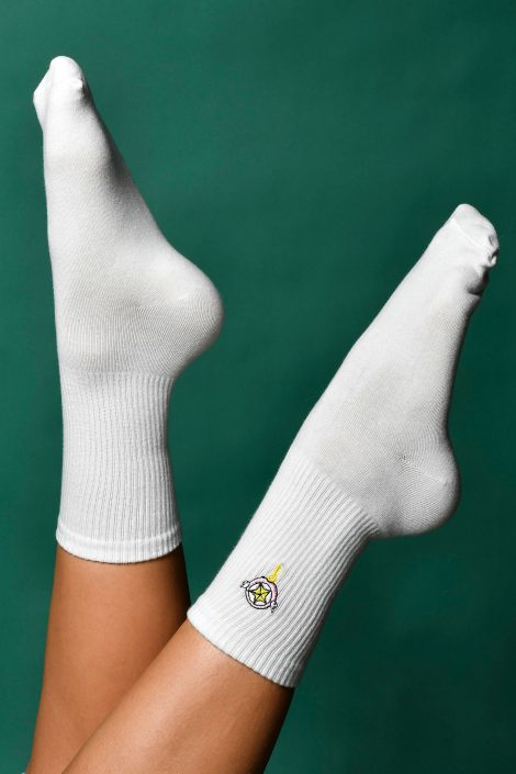 Blackblom unisex κάλτσες Sailor moon λευκές