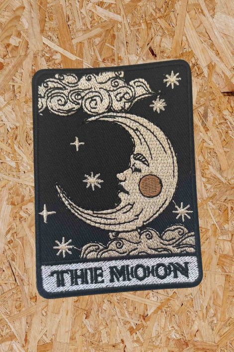 "To The Moon" Iron On Patch