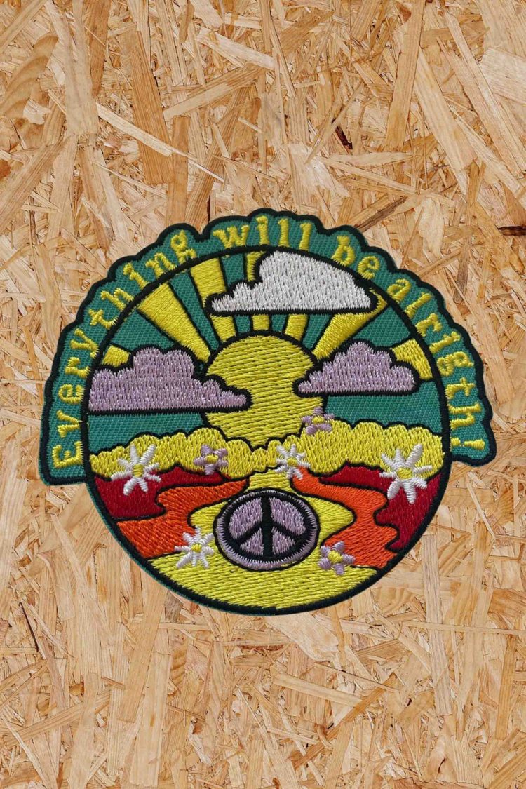 "Everything Will Be Alright" Iron On Patch