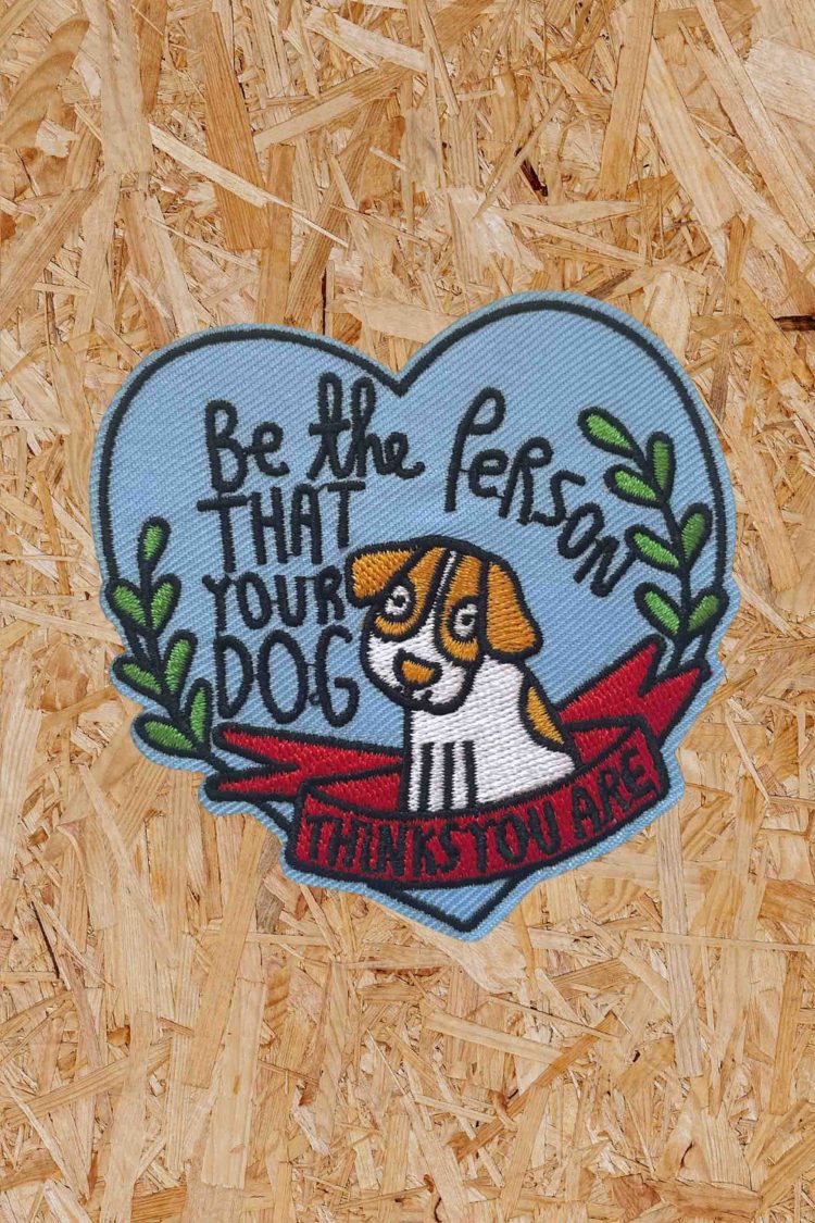 "Dog Person" Iron On Patch