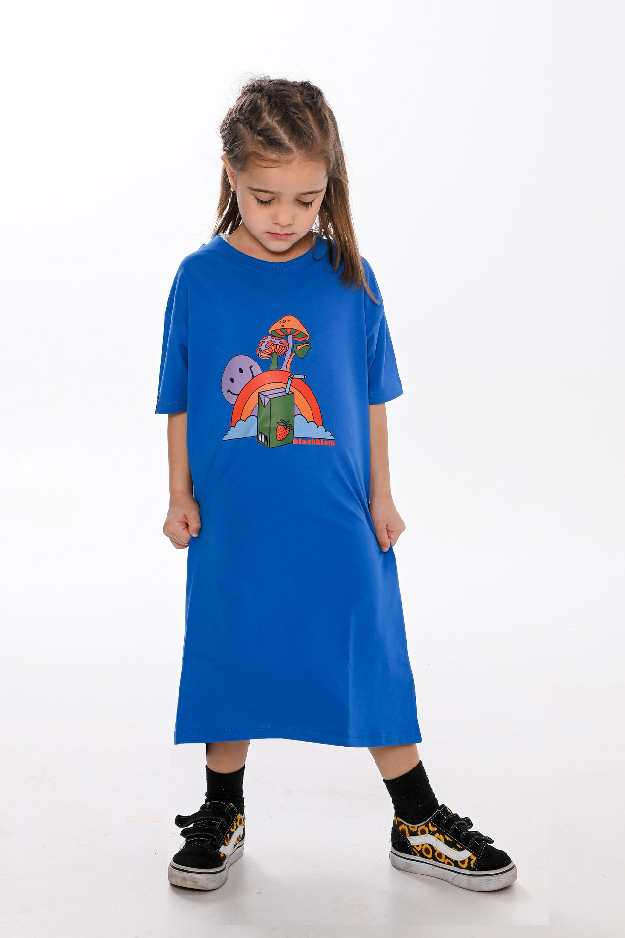 Blackblom Kids T-shirt Φόρεμα Μπλε