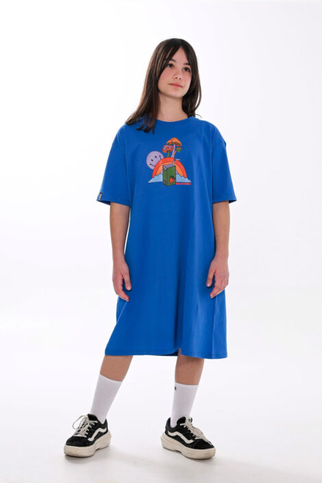 παιδικό μπλουζοφόρεμα με στάμπα