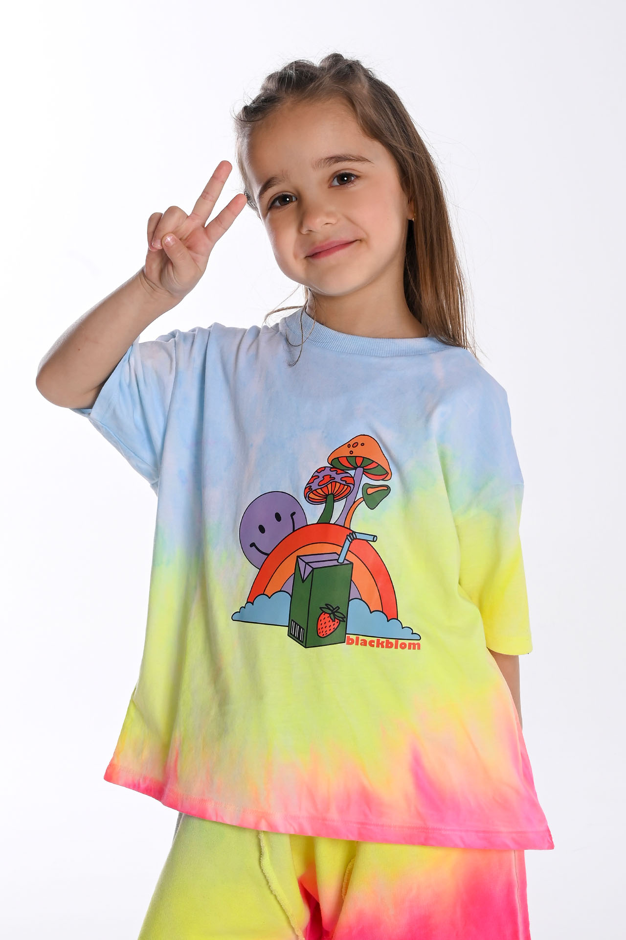 παιδικό μπλουζάκι tie dye