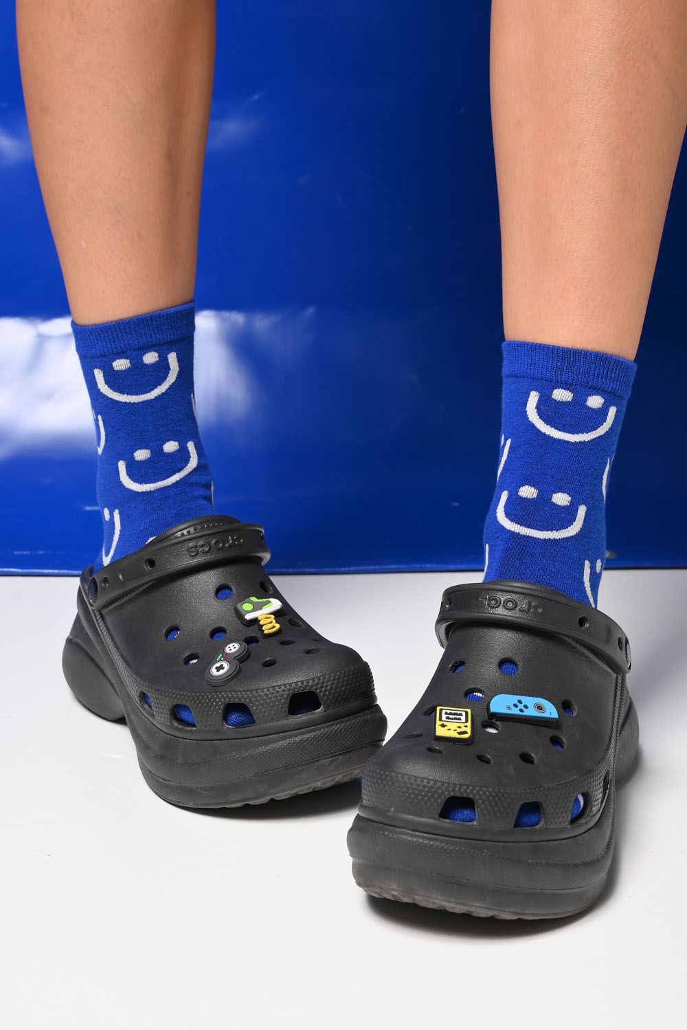 Unisex Κάλτσες smile μπλε