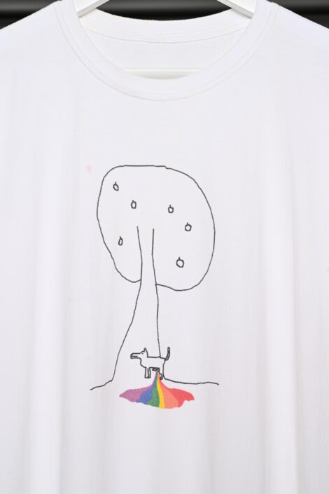 rainbow dog tshirt1